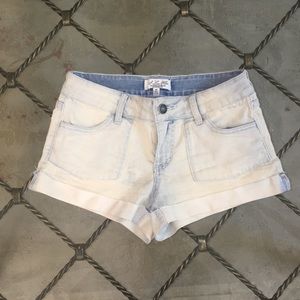 Denim shorts